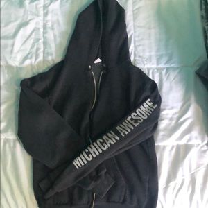 Women's Michigan Awesome zip up sweatshirt